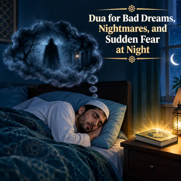 Dua for Bad Dreams, Nightmares, and Sudden Fear at Night