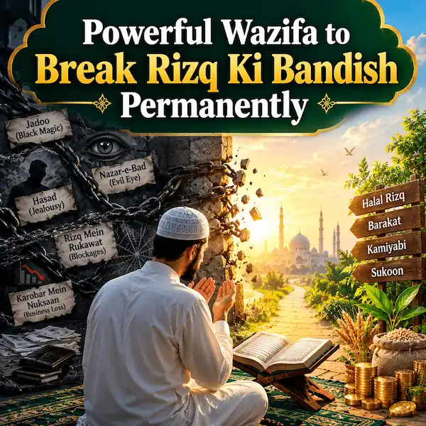 Powerful Wazifa to Break Rizq Ki Bandish Permanently